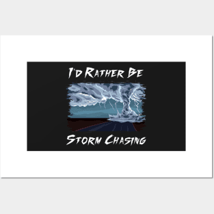 Weather Storm Tornado Hurricane Chaser Gift Idea Posters and Art